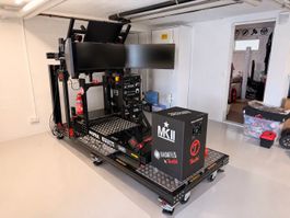 High-End Simracing Motion Simulator – Eigenbau