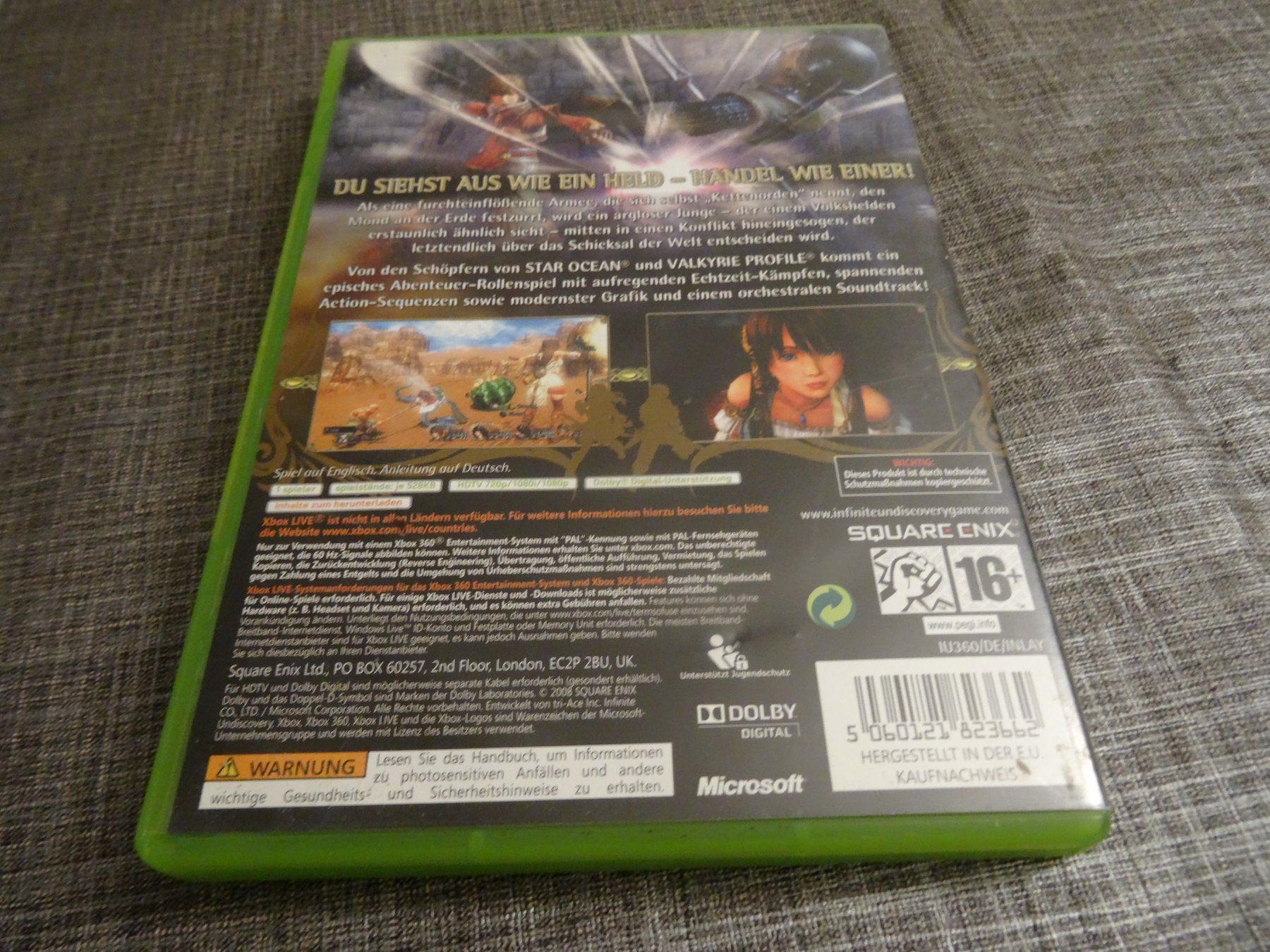 Microsoft Giochi: Xbox 360 Spiel - Infinite Undiscovery – Usato da Olten venduto da Disc-Ausverkauf 2