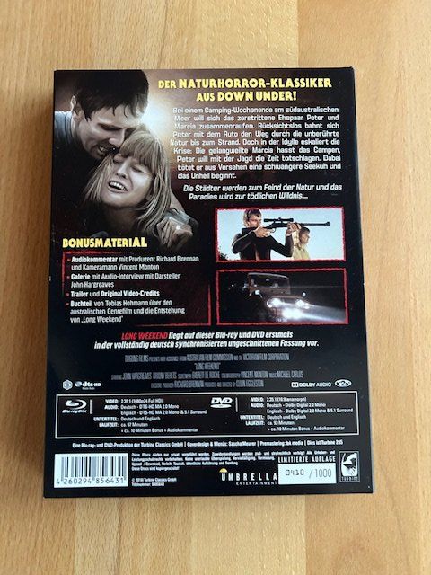 Tutti i DVDs: Long Weekend (1977) - Limited Edition – Usato da Bubikon venduto da cinerama01 1