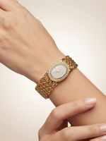 Edle Swiss Made Damen-Armbanduhr ( Ref.978/4 ) Goldplated G5
