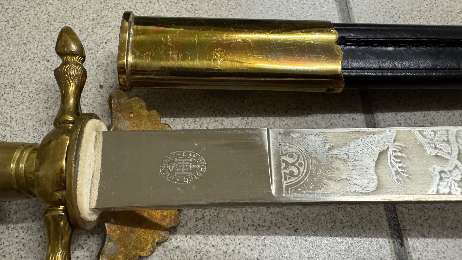 Accessori: E. & F. Hörster Solingen Hirschfänger – Usato da Bremgarten AG venduto da Schussi 6