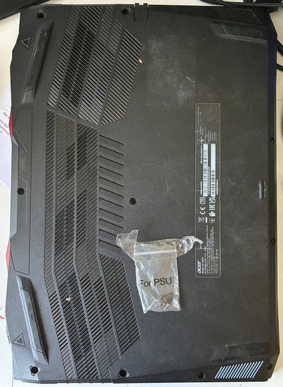 Acer Notebooks: AN 515-45 NOT STARTING – Defekt aus Zürich von twanmal