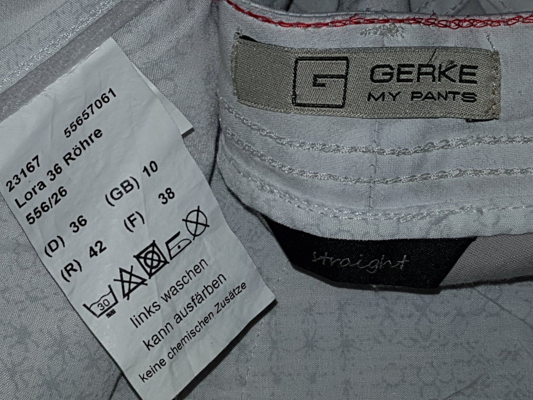 Jeans: GERKE Jeans STRAIGHT Taille / Grosse 36 CH – Usato da Cossonay-ville venduto da Super-Price-Quality 8