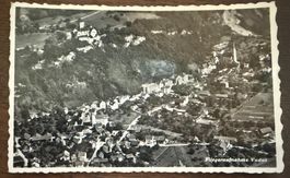 VADUZ (Liechtenstein) - Flugaufnahme - Ansichtskarte