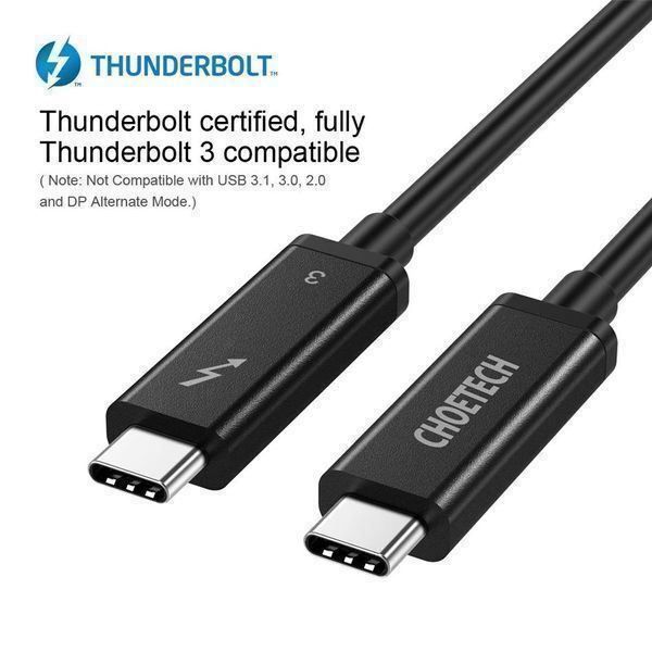 Cavi: Thunderbolt 3 Kabel 40Gbps 2m – Nuovo e nell'imballaggio originale da Zürich venduto da Store-247 1