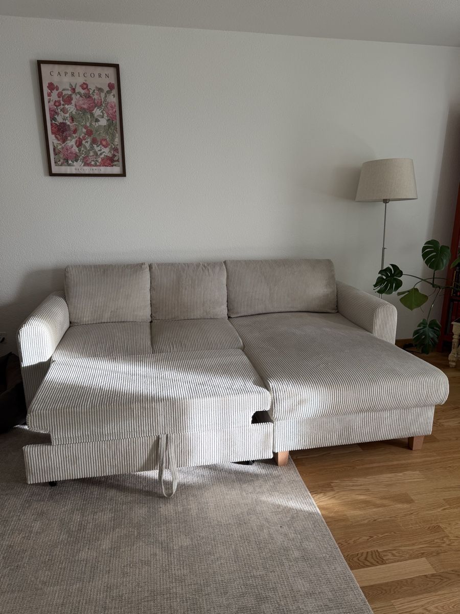 Sofas: Cordsofa beige – D'occasion à Luzern par Lorena_Saveria 1
