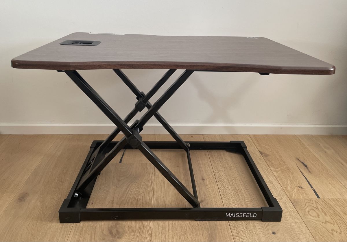 RRP 149fr MAISSFELD Height-Adjustable Sit-Stand Desk Convert (D ...