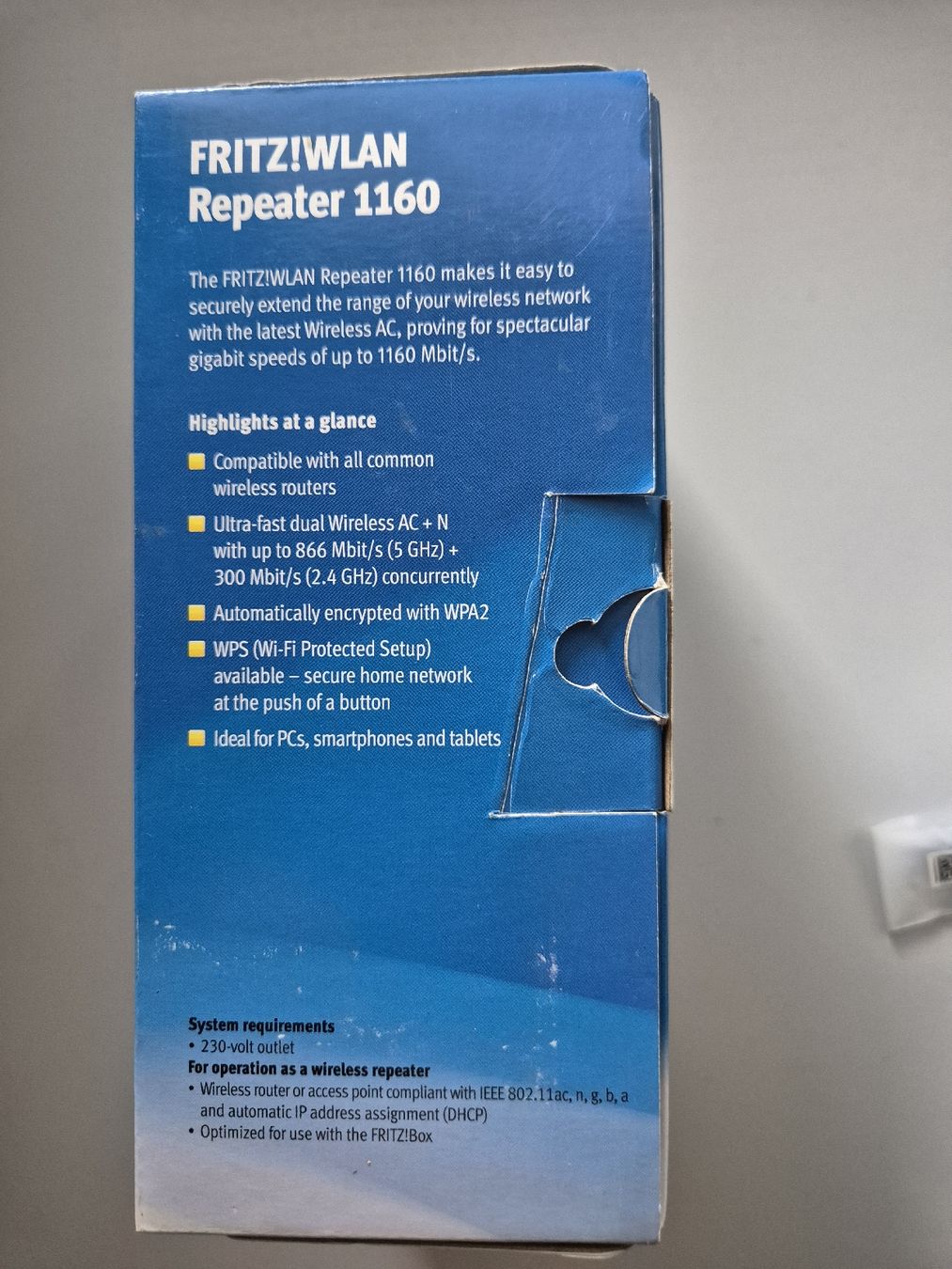 WiFi: Fritz!WLAN Repeater 1160 – Neuf avec emballage d'origine à Mauren FL par ermamau 1