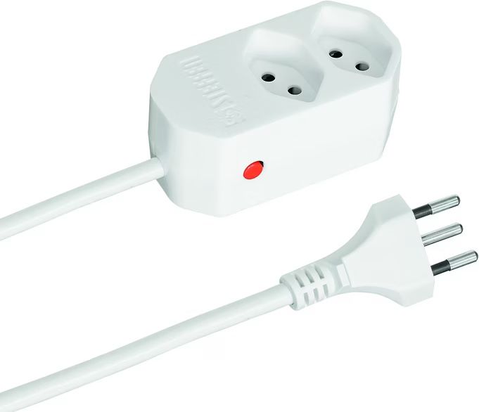 Spine: White Double Socket Adapter, Swiss Plug - Great Deal! – Nuovo e nell'imballaggio originale da Oetwil am See venduto da mer_jt9p