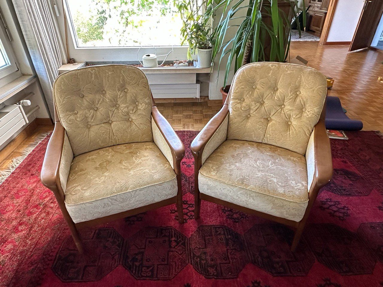 Fauteuils: 2 Mid-Century Vintage Sessel – D'occasion à Ins par ab_80