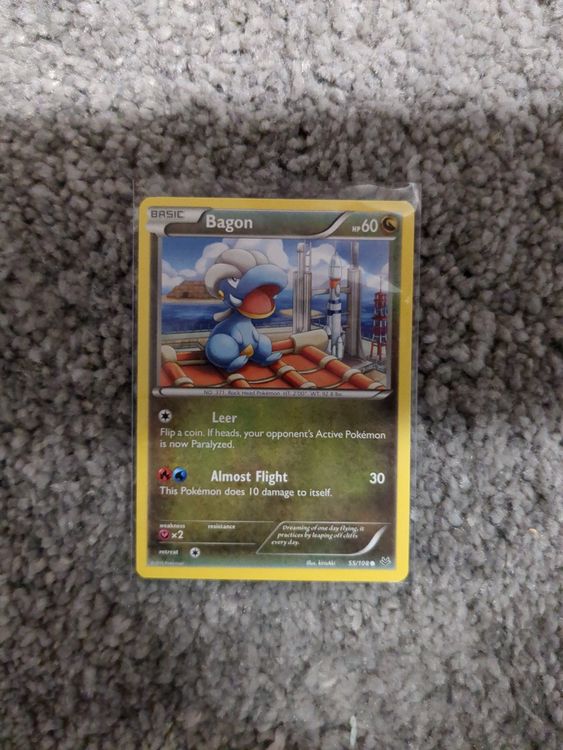 2015 Pokémon Bagon HP 60 Karte / Card (Neu (gemäss Beschreibung)) in ...