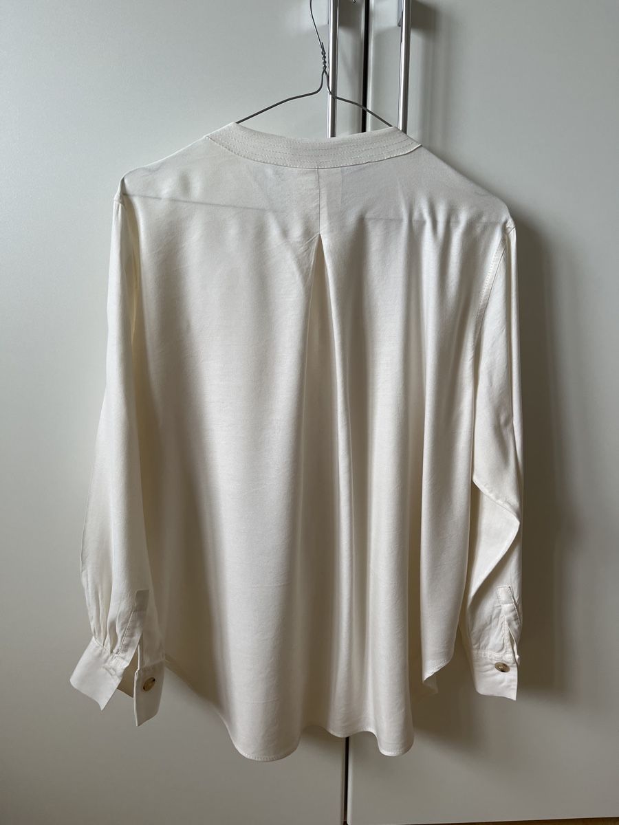 Massimo Dutti Camicette: Massimo Dutti Bluse, Gr. 34, Vanille farbig – Usato da Zürich venduto da Kleanthy 1