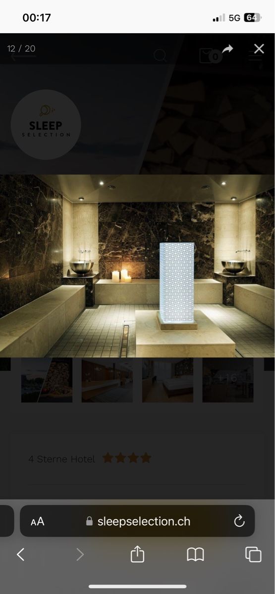 Buoni: Sleepselection Gutschein Tailormade Hotel SIHLPARK – Nuovo e nell'imballaggio originale da Wetzikon ZH venduto da ruby.brukx 5
