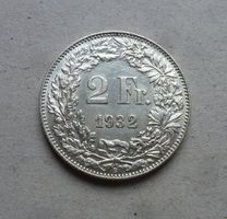 ++ 2.- Franken 1932, gute Erhaltung