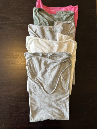Lot de 5 t-shirt coton Zadig&Voltaire taille XS.