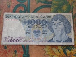 POLOGNE  1000  Zlotych  Billet