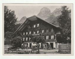 Postkarte 1931, Boltigen im Simmental, Kanton Bern