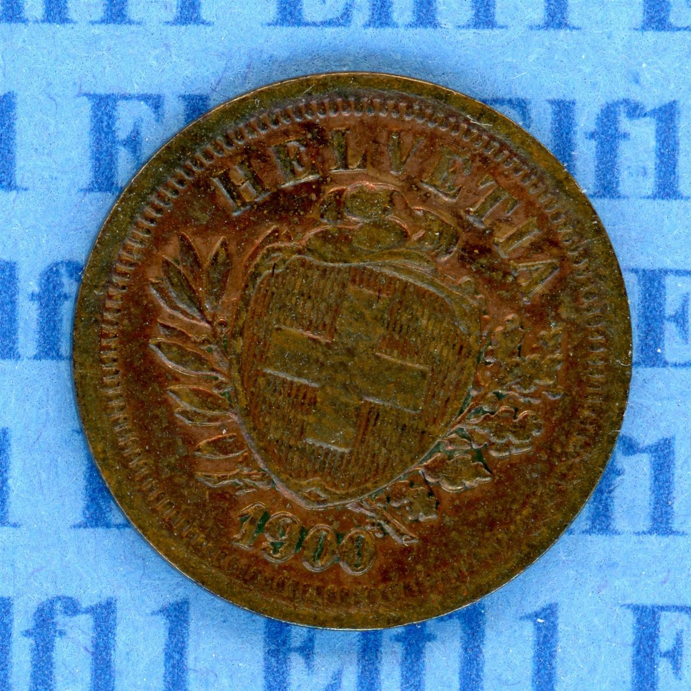 Tutti le monete: CHF___0.01 1900 vz-unz 1 Rappen – Usato da Widnau venduto da Elf11