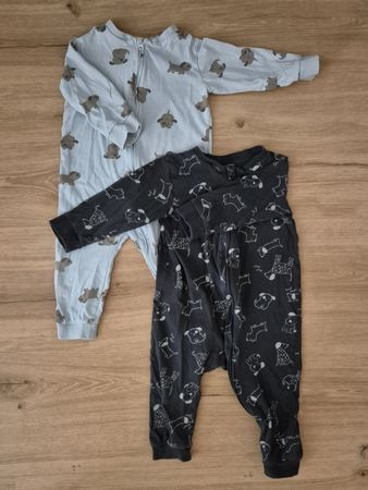 Strampler/Pyjama, 2er-Paket, ca Gr. 80
