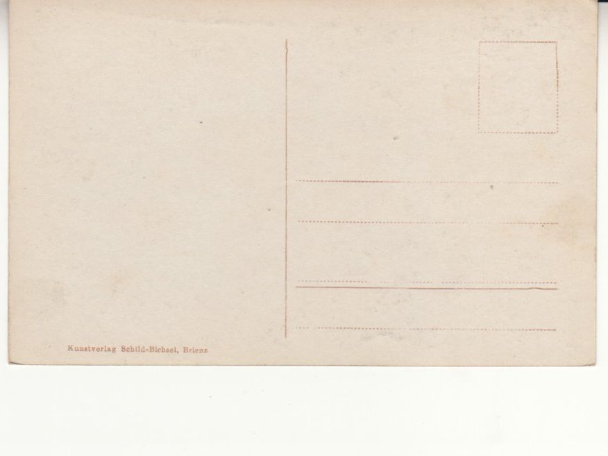 Cartoline postali: Schynige Platte, ca. 1920 – Usato da Bürglen TG venduto da StampGraf 1