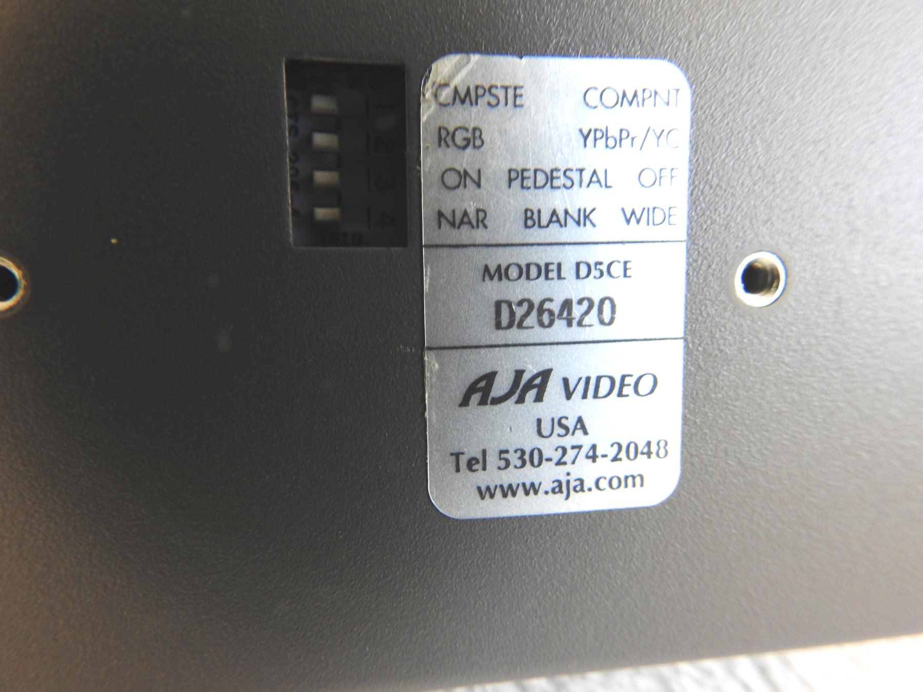 Videocamere: AJA D5CE SDI to Composite Analog Video Converter – Usato da Zürich venduto da Malco0 5