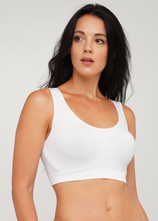 GIULIA Tank Top Weiss Grösse S/M Neu