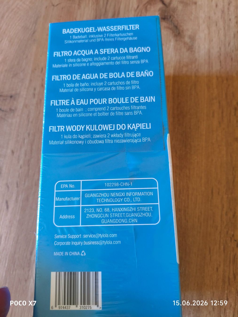 Sanitari: BadeKugel-Wasserfilter inkl. 2 Filterkartuschen, neu & OVP – Nuovo e nell'imballaggio originale da Hägglingen venduto da BigJim1 2