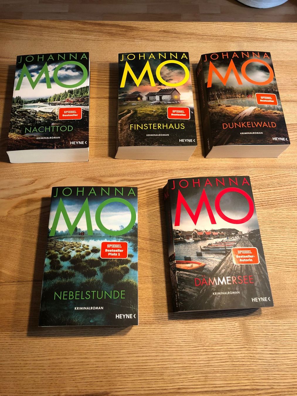 5 Spiegel-Bestseller-Bücher von Johanna Mo - für Krimi-Fans (Gebraucht ...