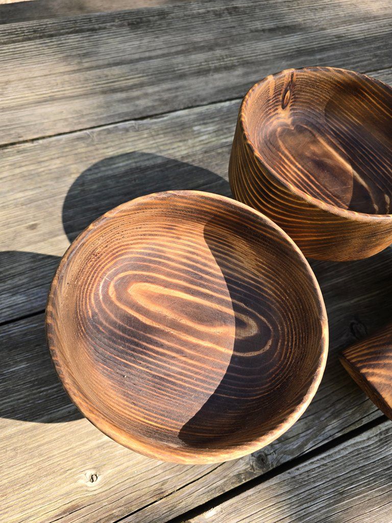 Ciotole: Holz: Schale mit Fuss – Nuovo (secondo la descrizione) da Romanshorn venduto da Rachacha 3