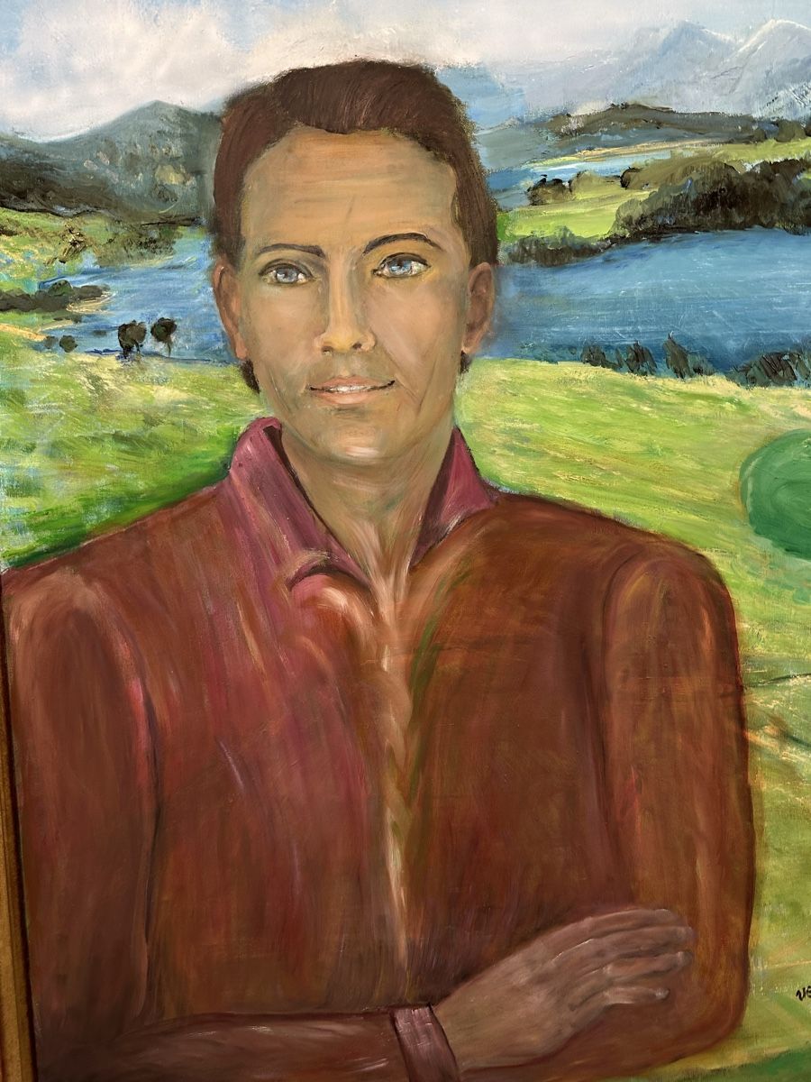 Gemälde: Verone  1925-2006 Gemälde Golfplatz See Portrait – Gebraucht aus Ebikon von Gaenggeliwaar 2