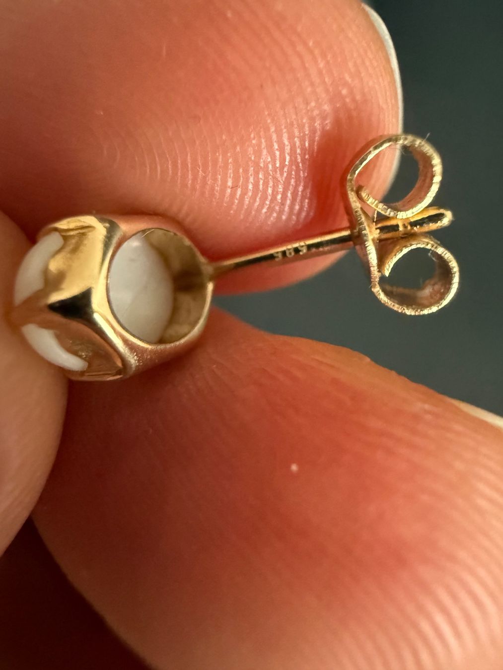 Orecchini pendenti & Orecchini a lobo: Gold Ohrstecker mit Opal 585, 14K – Usato da Spiegel b. Bern venduto da Rogger72 6