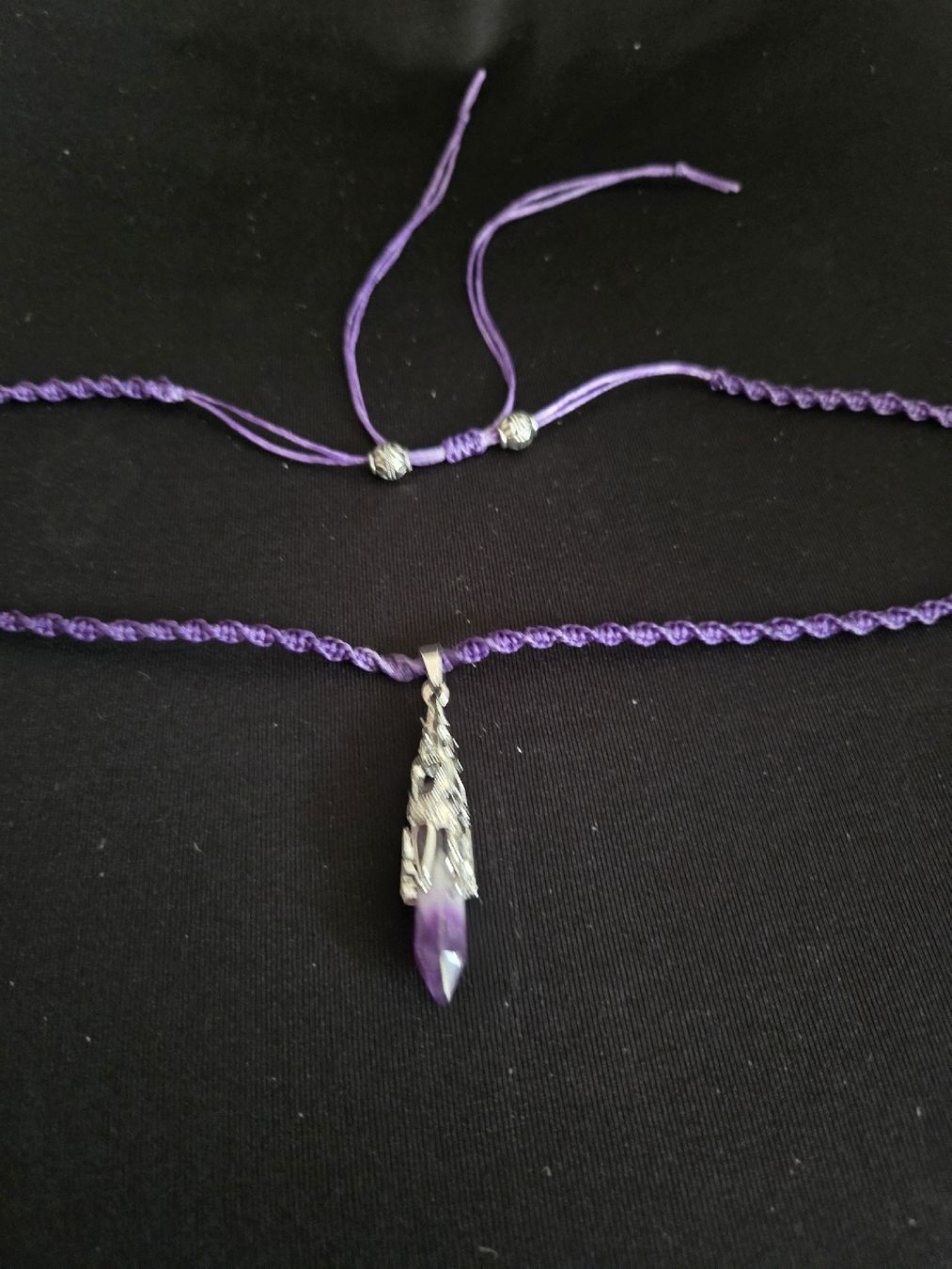Catenine: Halskette mit Amethyst Anhänger – Nuovo e nell'imballaggio originale da Bönigen venduto da cc9ice 1