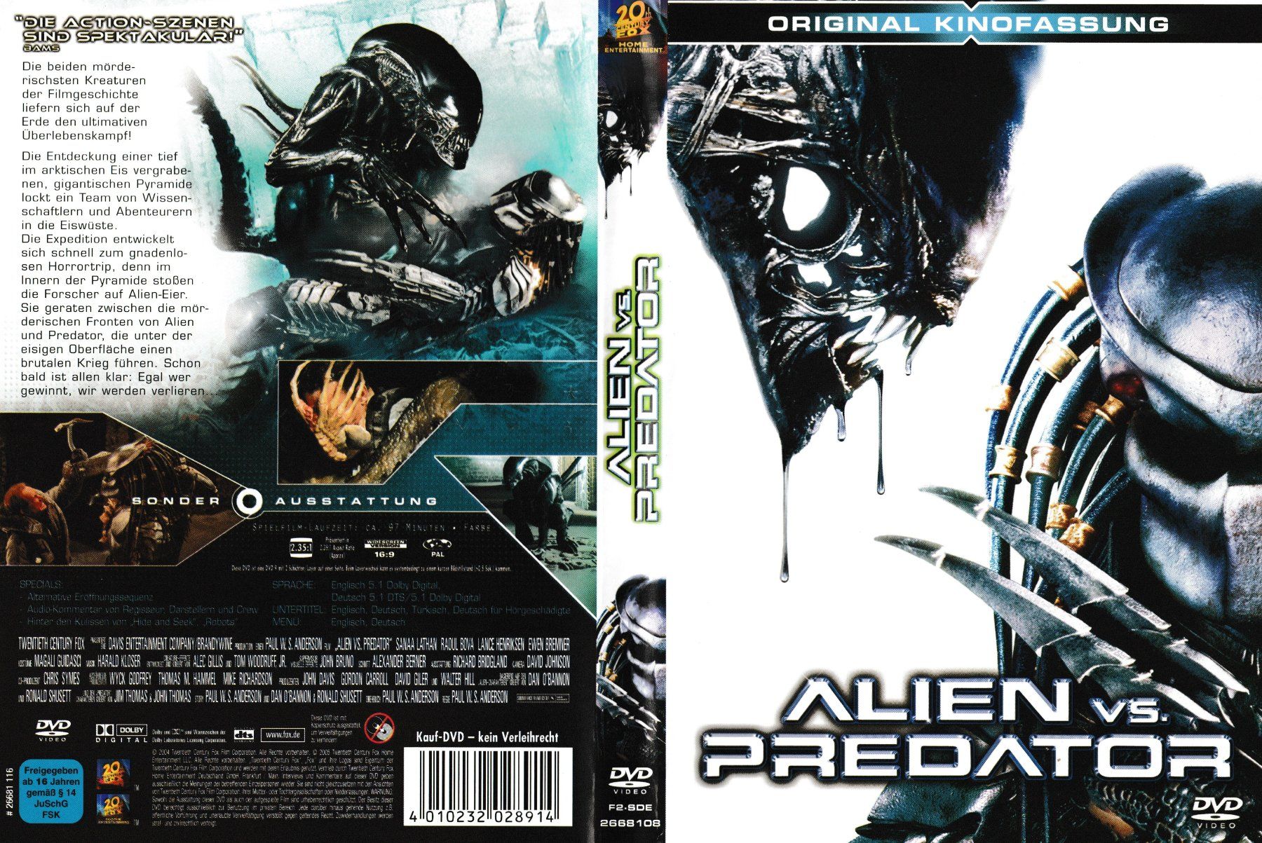 Tutti i DVDs: DVD - Alien vs. Predator – Usato da Langnau am Albis venduto da MediaRescuerKeLoX