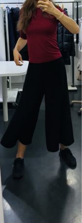 Culotte Hose schwarz Gr. S