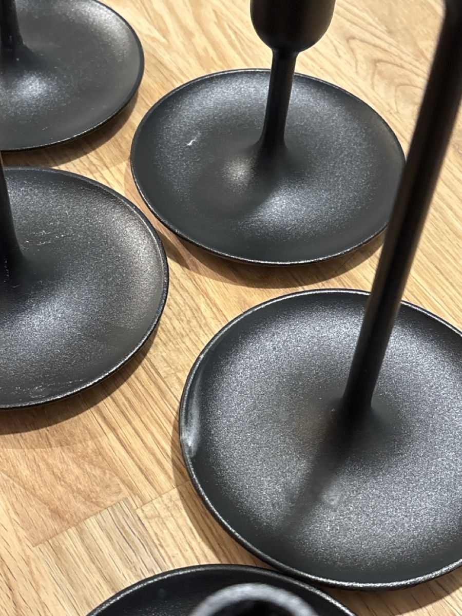 Ikea Portacandele: 9x Kerzenständer Metall schwarz – Usato da Zürich venduto da moi_5tvs 1