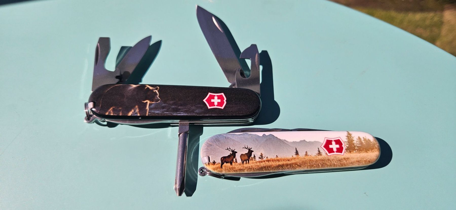 Victorinox Coltelli tascabile: Victorinox Tinker Elch und Bär – Nuovo e nell'imballaggio originale da Bernhardzell venduto da Bigbboy4014