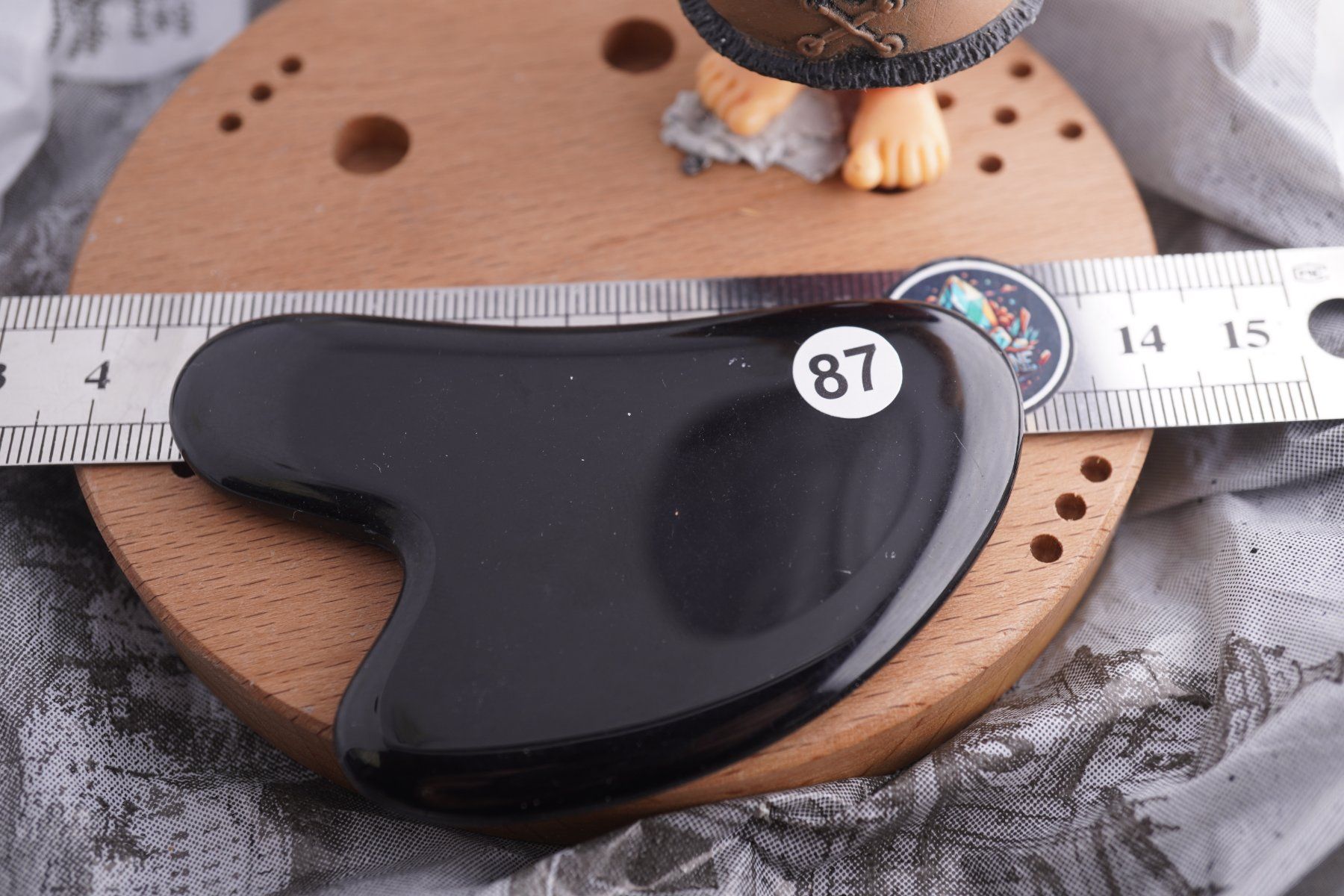 Mineralien & Heilsteine: Gua Sha Massage-Stein  Obsidian    ab 1.- – Neu und originalverpackt aus Eschenbach SG von topstone 3