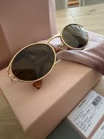Sonnenbrille Miu Miu SMU52Y goldfarben guter Zustand