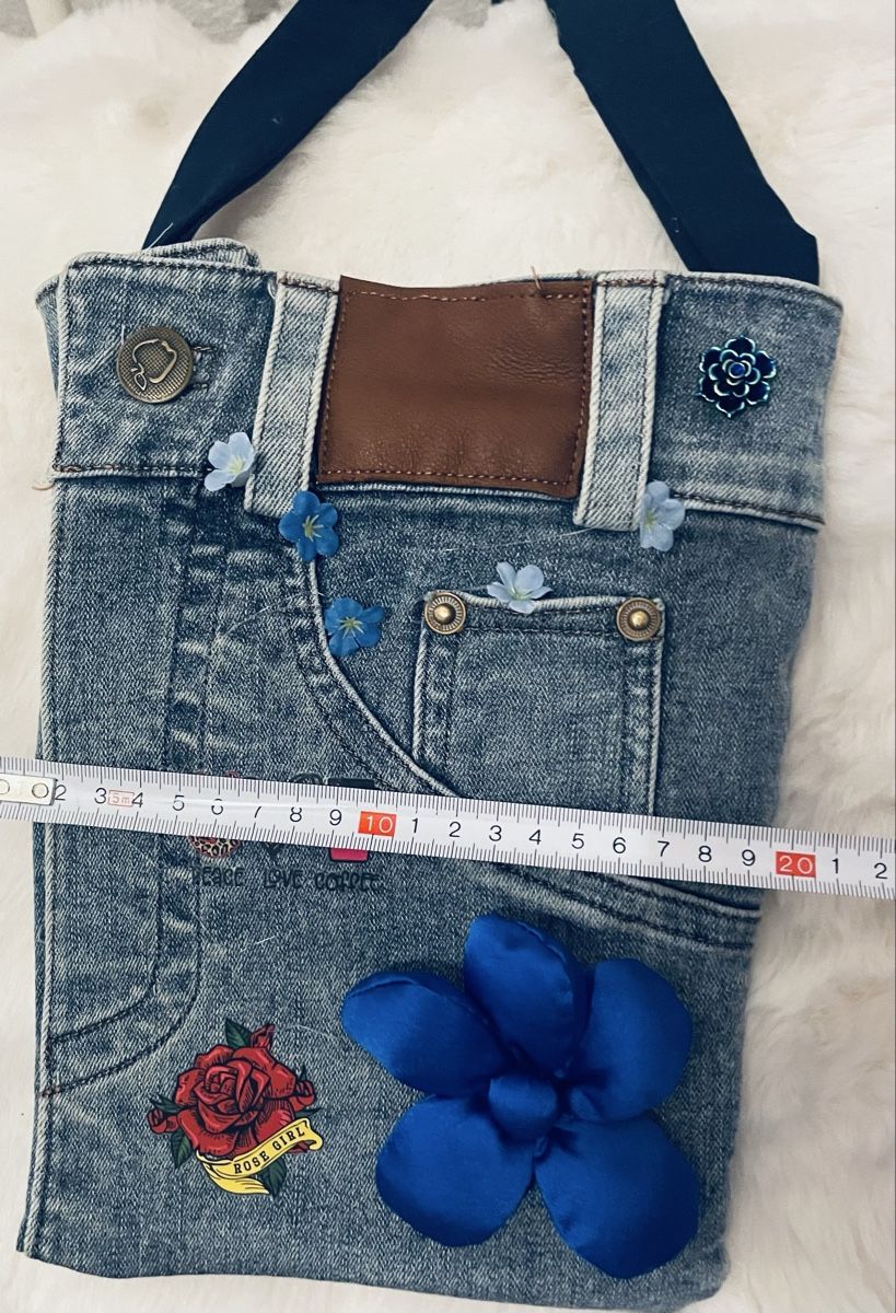 Borse: Jeans Handtasche, einzigartig Neu! – Nuovo e nell'imballaggio originale da Au ZH venduto da Jaggy4 3