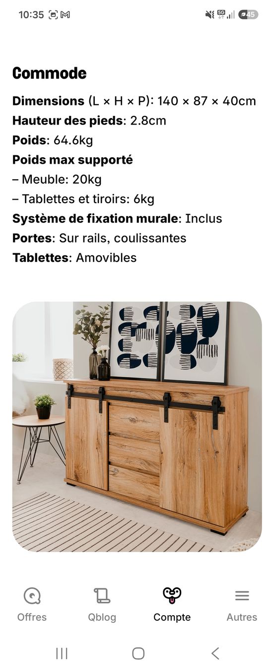 Commodes: ensemble de 2 commodes et table basse – D'occasion à Chéserex par lau_scj6 2