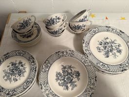 Mason’s Stratford England Ironstone Geschirr 43-teilig, 8 Pe