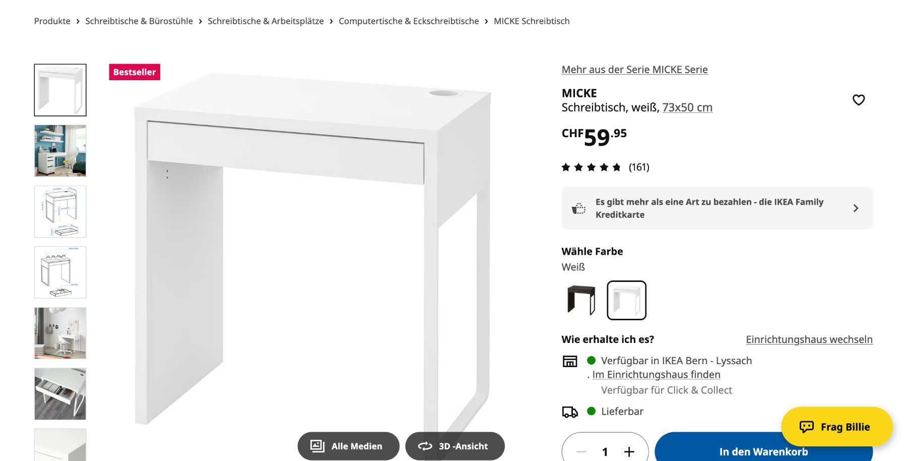 Ikea Schreibtische: Schreibtisch – Gebraucht aus Köniz von kar_gm76