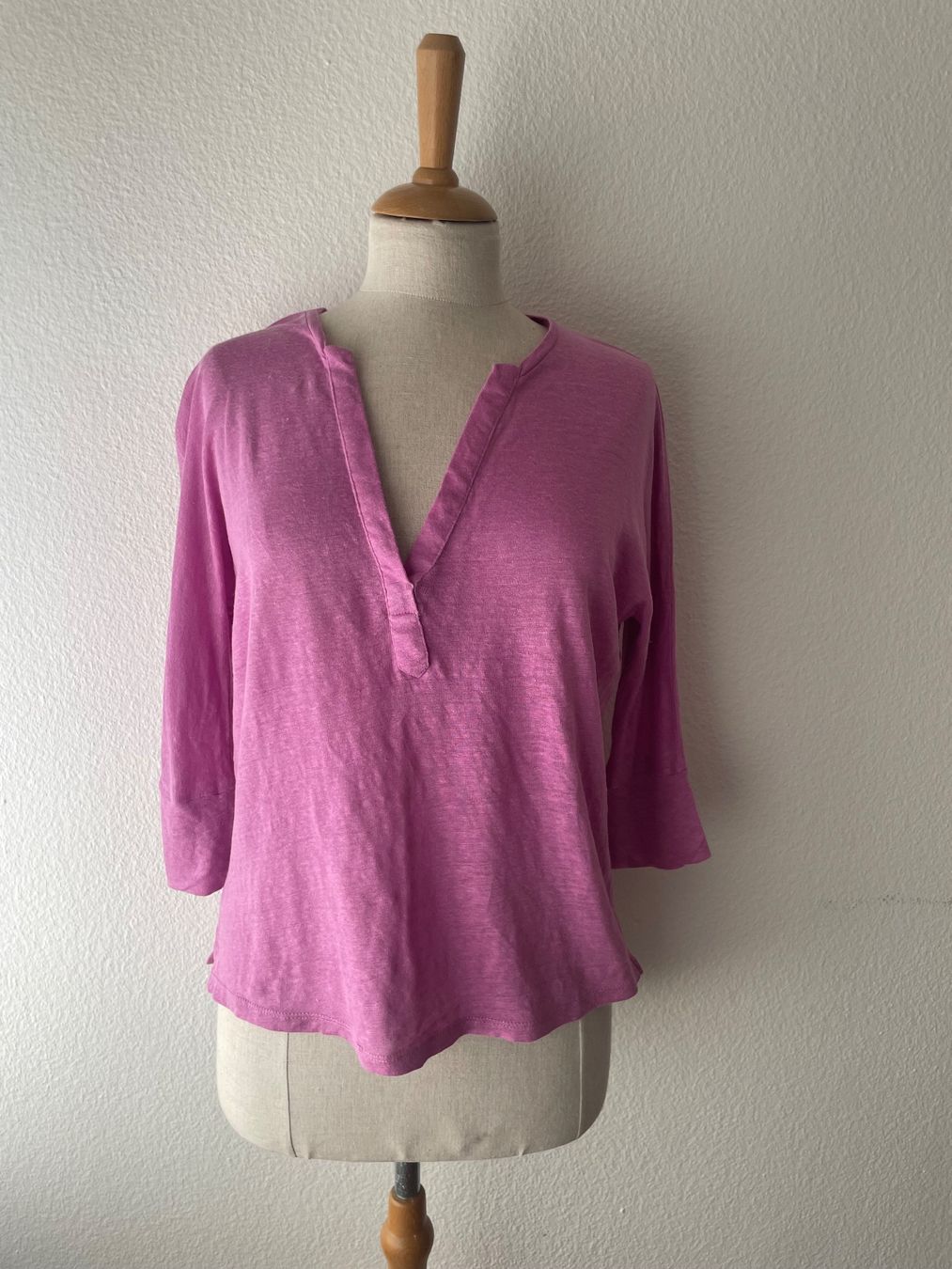 Camicette: NOTSHY CASHMERE Rosa Leinen Bluse – Usato da Buchs SG venduto da VintageHomeCH 1