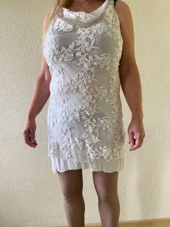 Kleid S Cocktailkleid festlich Spitze durchsichtig THOMMEN