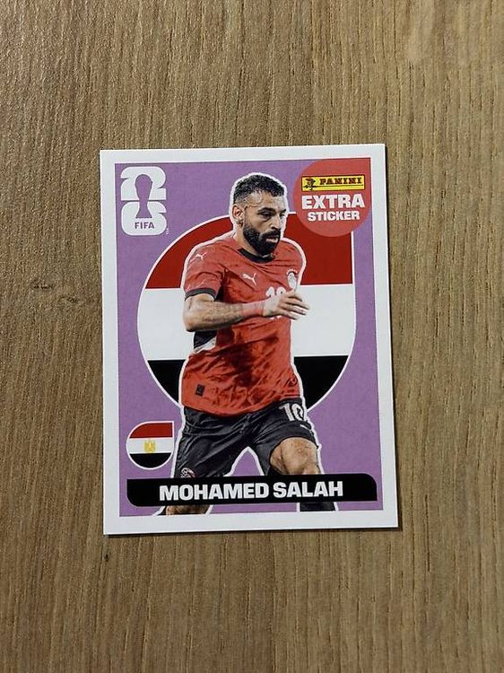 Panini Extra Sticker Mohamed Salah Lila WM 2026 (Gebraucht) in Olten ...