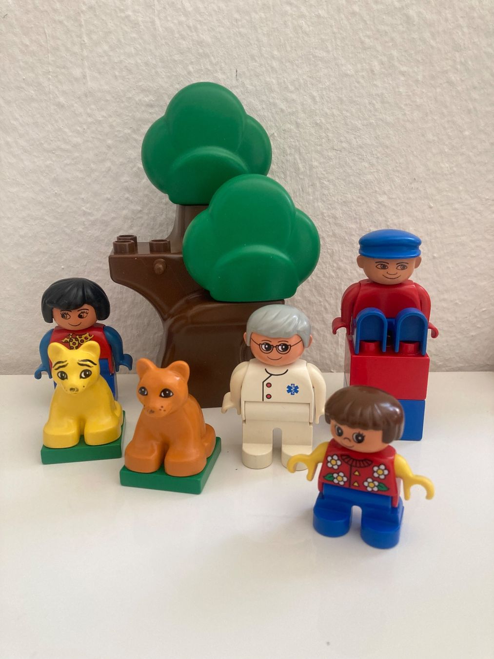 Lego Giocattoli: Alte Lego Duplo Figuren Tiere Baum – Usato da Rombach venduto da polymerase01