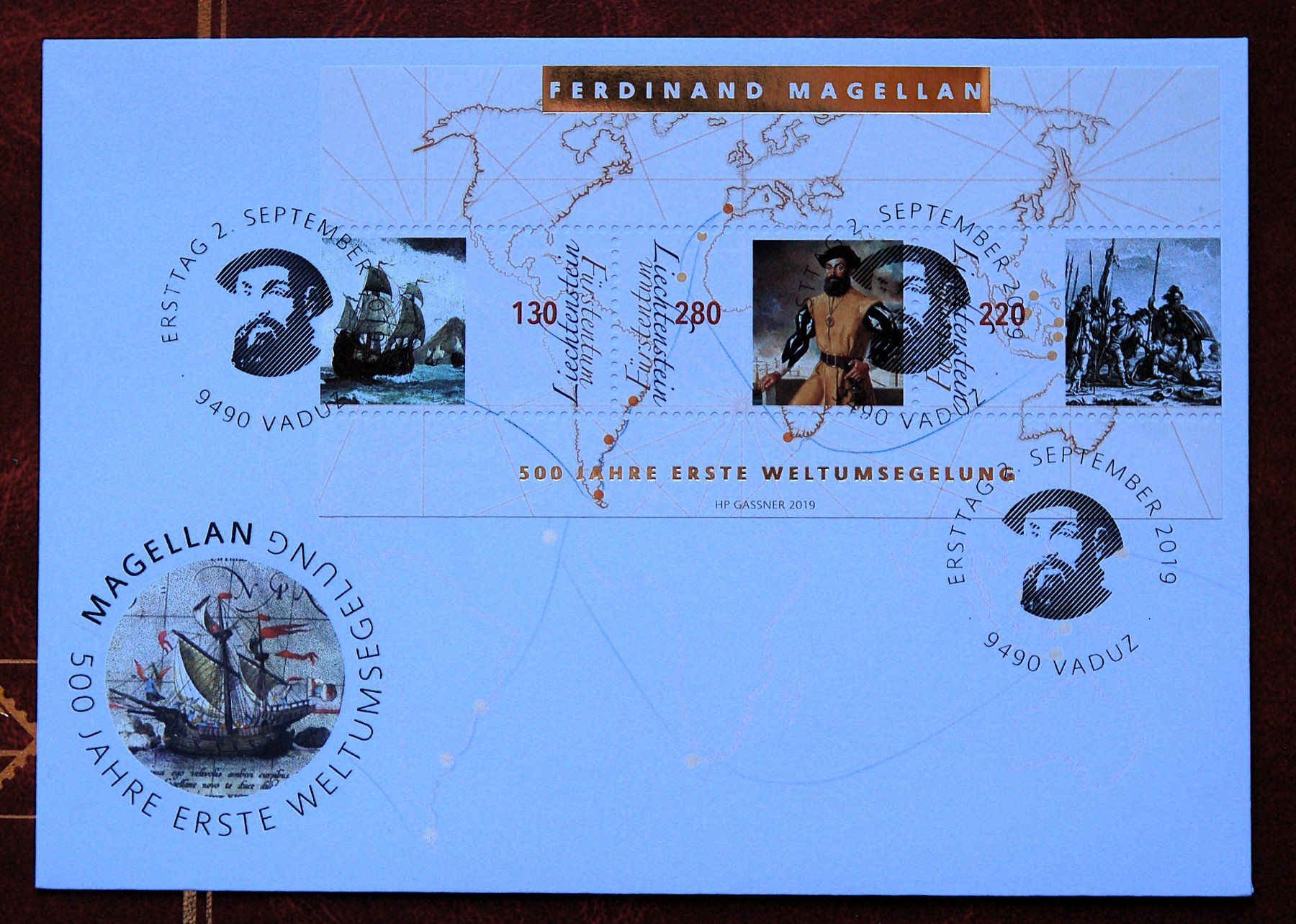 Tutti i francobolli: Liechtenstein - 2019 FDC Magellan – Nuovo e nell'imballaggio originale da Gland venduto da pas_wxw