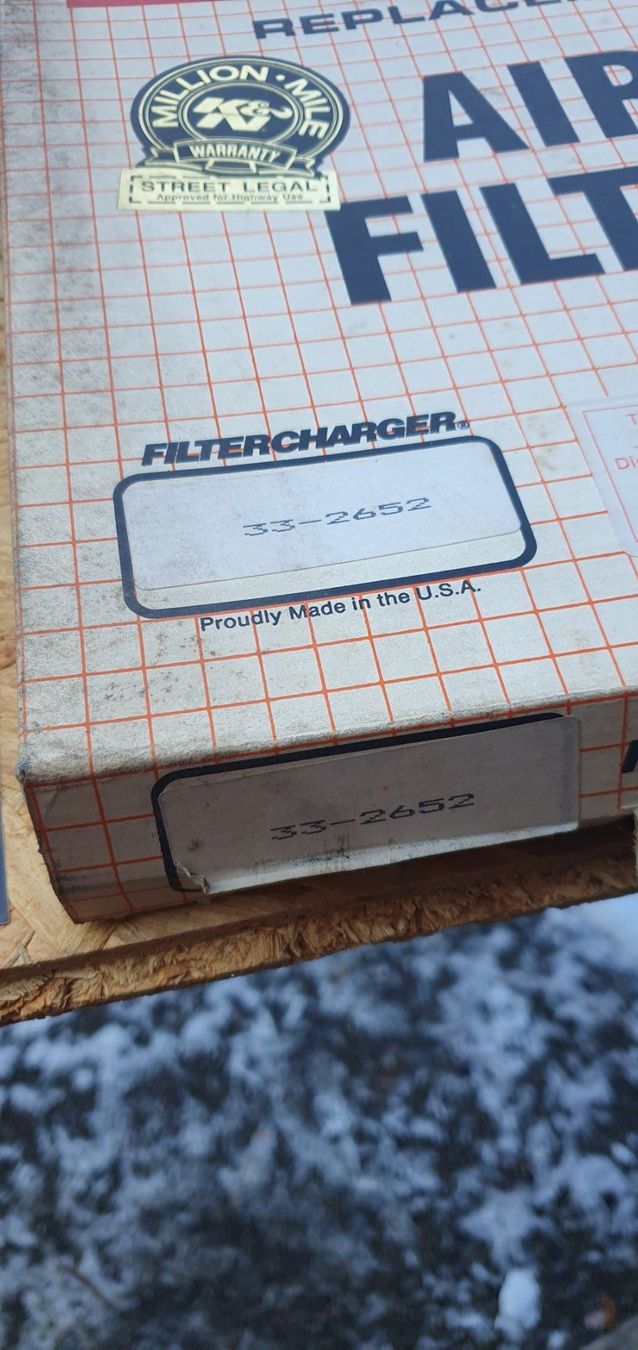 Tutti pezzi di ricambio auto: K&N Filtercharger Luftfilter 33-2652 - Neu – Nuovo e nell'imballaggio originale da Langnau i. E. venduto da Superseven69 2