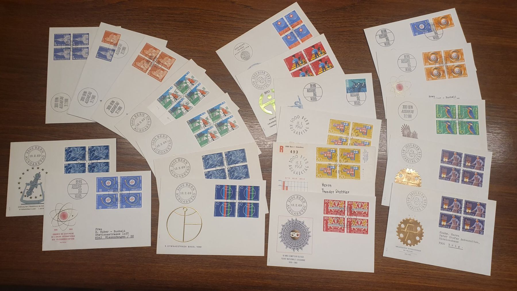 Tous les timbres: Total 162 verschiedene tolle Briefe – D'occasion à Härkingen par MarianneSi 7