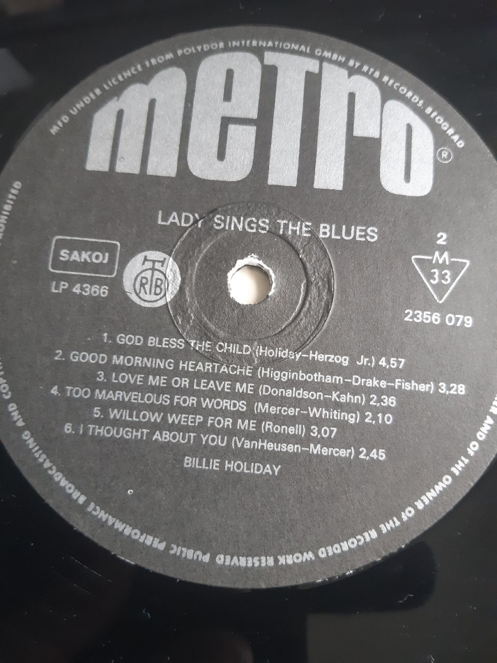 Schallplatten: BILLIE HOLIDAY – Gebraucht aus Frick von kyb_yq8h 2